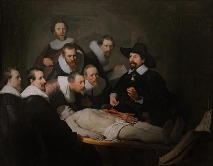 REMBRANDT Harmenszoon van Rijn The Anatomy Lesson of Dr Tulp (mk33) Sweden oil painting art